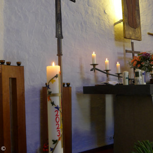 Erntedank 23 Osterkerze