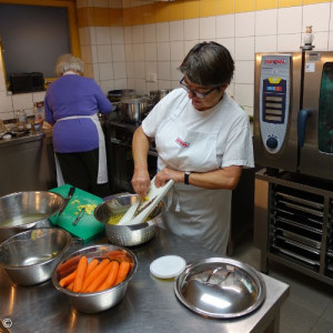 beim Kochen