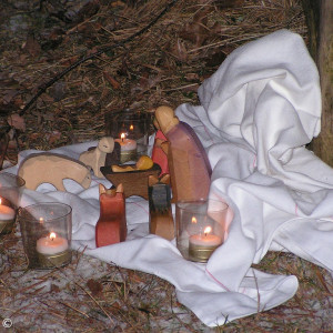 Waldweihnacht krippe EK